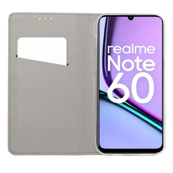 Smart Book Case for Realme Note 60, Blue 3