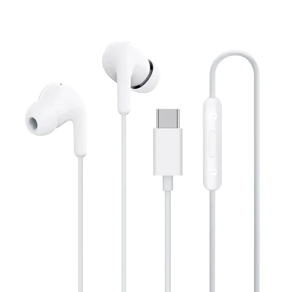 Xiaomi USB-C Earphones with Microphone, White 1