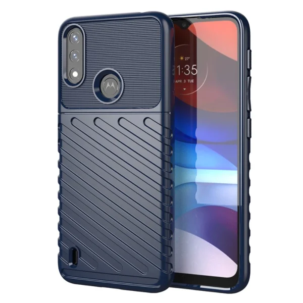 Силиконов калъф Thunder за Motorola Moto E7 Power / Moto E7i Power, Син 1