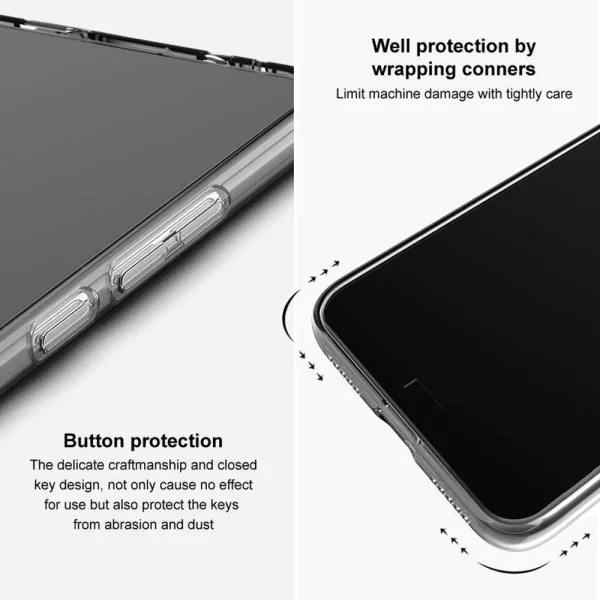 Silicone case for Xiaomi 15 5G, 2mm, Transparent 3