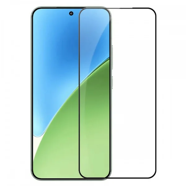 Стъклен протектор 6D Pro Full Glue за Xiaomi 15 5G, Черен 1