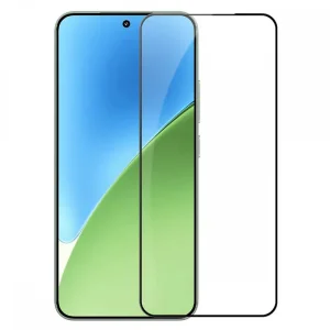 Стъклен протектор 6D Pro Full Glue за Xiaomi 15 5G, Черен