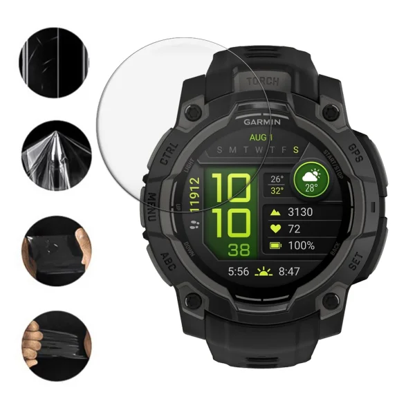Hydrogel protector for watch Garmin Instinct 3 45mm 1