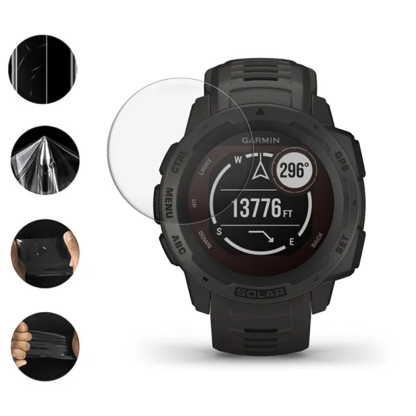Hydrogel Protector for Garmin Instinct Solar watch 1