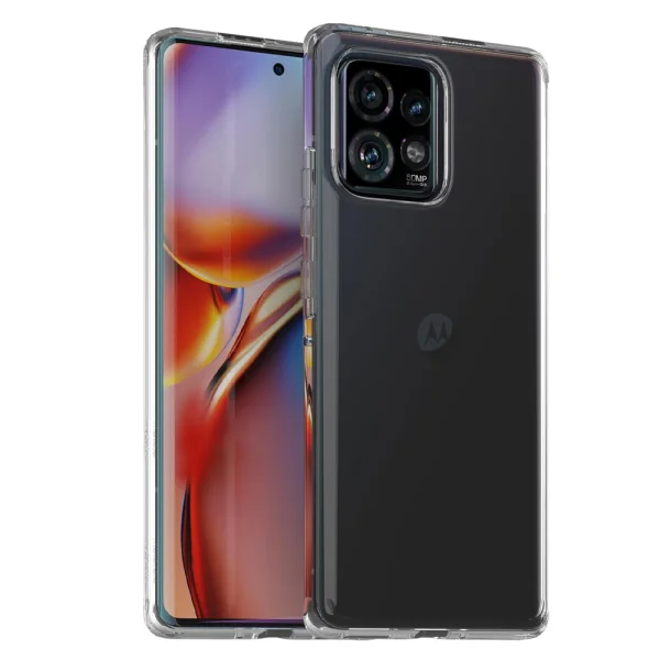 Silicone case for Motorola Edge 40 Pro, 0.5mm, Transparent 3