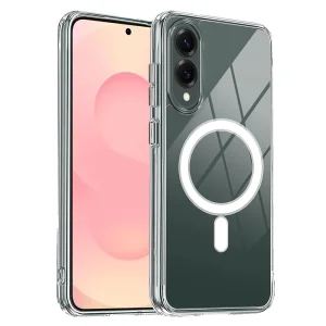 Удароустойчив калъф Mag Cover MagSF за Samsung Galaxy S25 Edge, Прозрачен