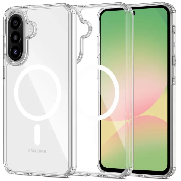 Shockproof case Mag Cover MagSF for Samsung Galaxy A36 5G / A37 5G, Transparent 1