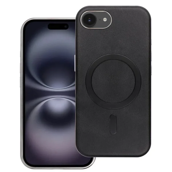 Shockproof case Gentleman Mag Cover for iPhone 16e/17e, Black 1