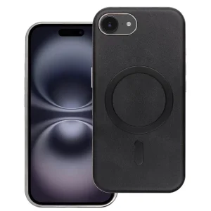 Удароустойчив калъф Gentleman Mag Cover за iPhone 16e/17e, Черен