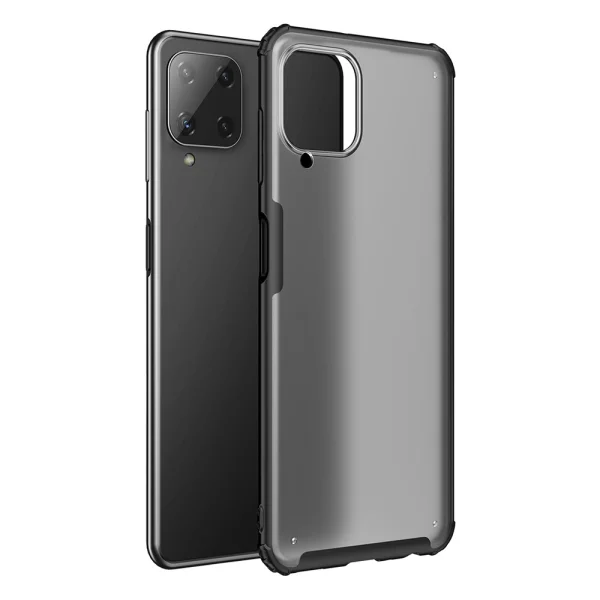 Удароустойчив Гръб Armor Matte за Samsung Galaxy A22 4G, Черен 1
