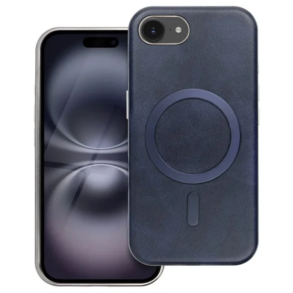Shockproof case Gentleman Mag Cover for iPhone 16e/17e, Dark blue 1