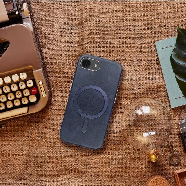 Shockproof case Gentleman Mag Cover for iPhone 16e/17e, Dark blue 4