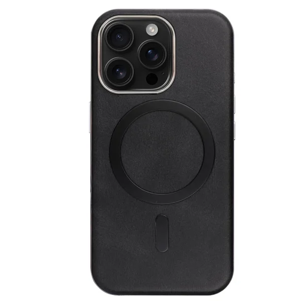 Удароустойчив калъф Gentleman Mag Cover за iPhone 16 Pro, Черен 3