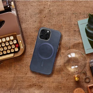 Shockproof case Gentleman Mag Cover for iPhone 16 Pro, Dark blue 4