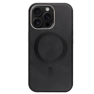 Shock-resistant case Gentleman Mag Cover for iPhone 16 Pro Max, Black 3