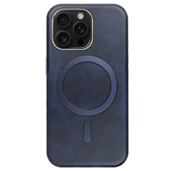 Shockproof case Gentleman Mag Cover for iPhone 16 Pro Max, Dark blue 2