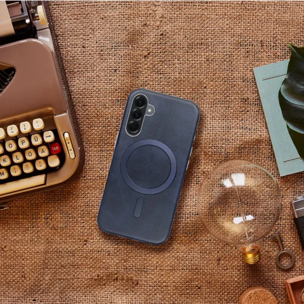 Удароустойчив калъф Gentleman Mag Cover за Samsung Galaxy A36 5G / A37 5G, Тъмно син 3