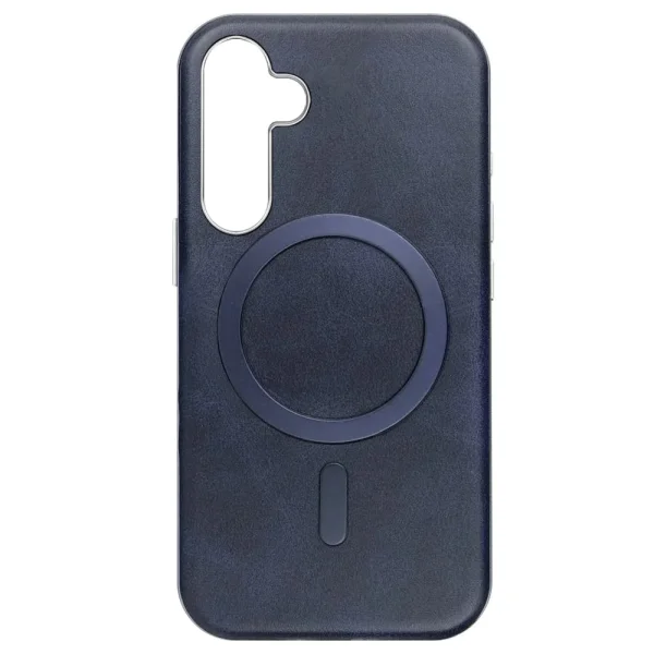 Shockproof case Gentleman Mag Cover for Samsung Galaxy S25, Dark blue 2