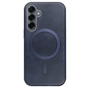 Shockproof case Gentleman Mag Cover for Samsung Galaxy S25, Dark blue