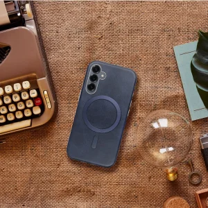 Shockproof case Gentleman Mag Cover for Samsung Galaxy S25, Dark blue 3