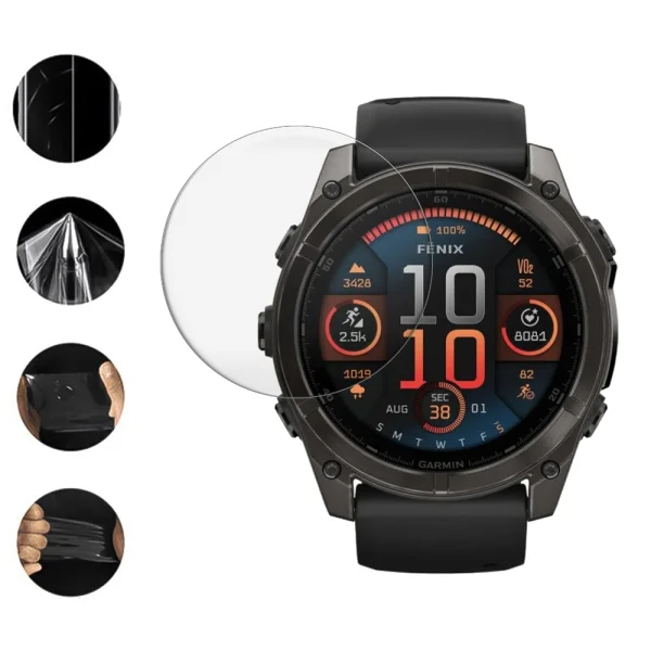 Hydrogel protector for watch Garmin Fenix 8, 51mm 1