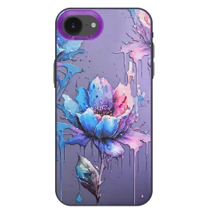 Удароустойчив калъф SOCOOL за iPhone 16e/17e, Цвете