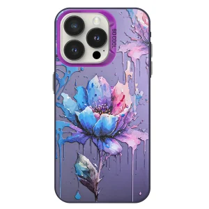 Удароустойчив калъф SOCOOL за iPhone 16 Pro, Цвете