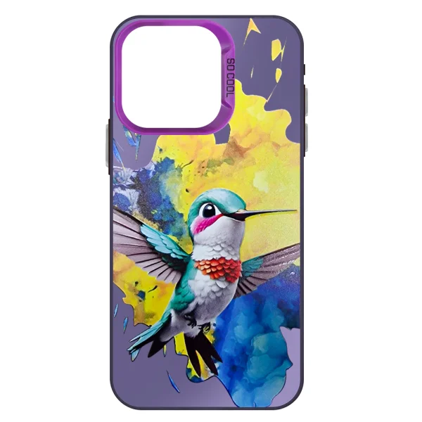 SOCOOL shockproof case for iPhone 16 Pro, Bird 2