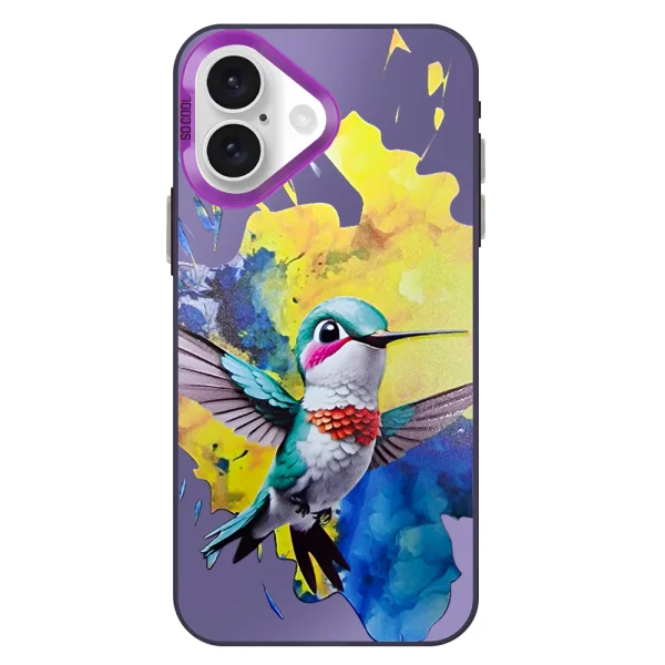 Shockproof case SOCOOL for iPhone 16, Bird 1