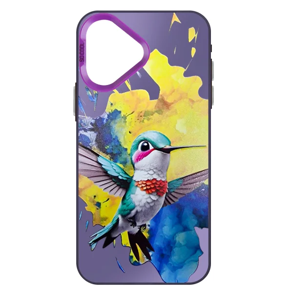 Shockproof case SOCOOL for iPhone 16, Bird 2