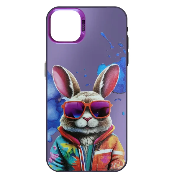 Удароустойчив калъф SOCOOL за iPhone 15, Заек 2