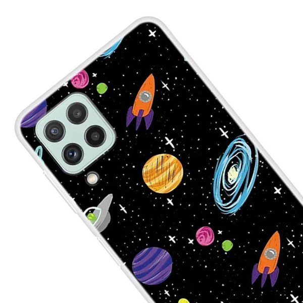 Silicone case for Samsung Galaxy A22 4G, Planets 2