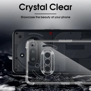 Techsuit Shockproof Silicone Case for Nothing Phone 3a, Transparent 4