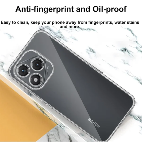 Силиконов калъф Techsuit за Huawei Honor 400 Lite, Прозрачен 3