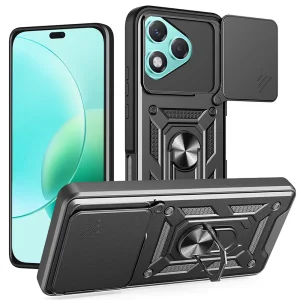 Удароустойчив калъф Techsuit CamShield за Huawei Honor 400 Lite, Черен