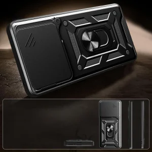 Удароустойчив калъф Techsuit CamShield за Huawei Honor 400 Lite, Черен 3