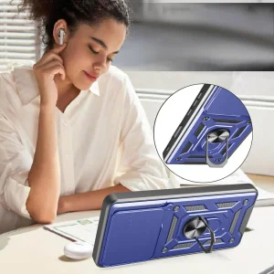 Shockproof Case Techsuit CamShield for Huawei Honor 400 Lite, Blue 6