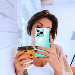 Techsuit Shockproof Silicone Case for Honor 400 Lite, Transparent 5
