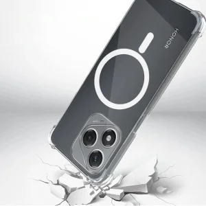 Силиконов калъф Techsuit MagSF Pro за Honor 400 Lite, Прозрачен 3