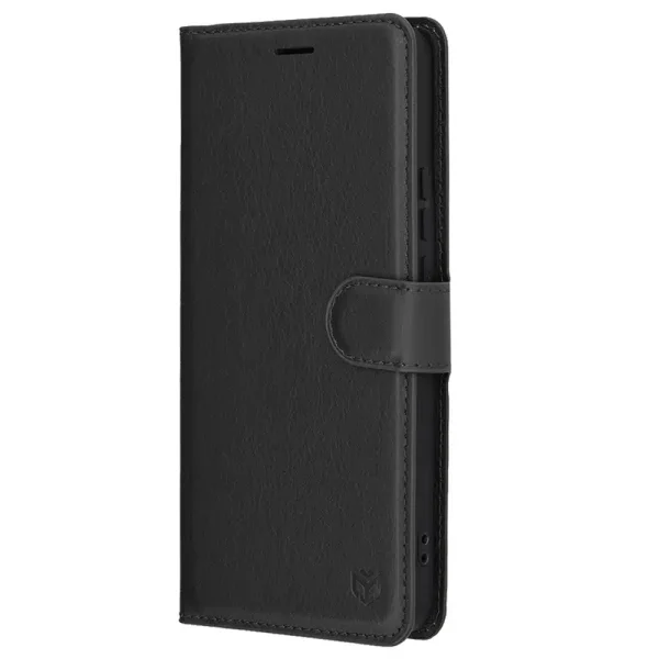 Калъф тефтер Techsuit Leather Folio за Xiaomi 15 Ultra, Черен 1