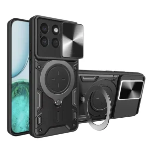 Удароустойчив калъф Techsuit Camguard pro за Honor X8c, Черен