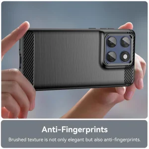 Силиконов Калъф Techsuit Carbon Fibre Brushed за Motorola Edge 60 / Edge 60 Fusion, Черен 3