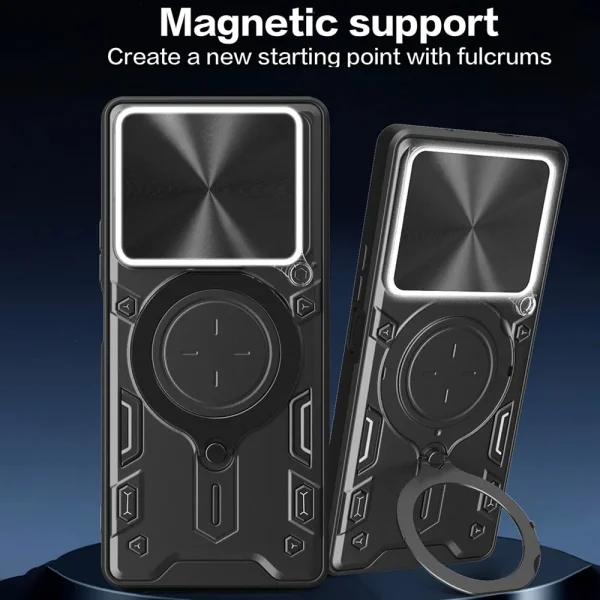 Удароустойчив калъф Techsuit Camguard pro за Motorola Edge 60 / Edge 60 Fusion, Черен 3
