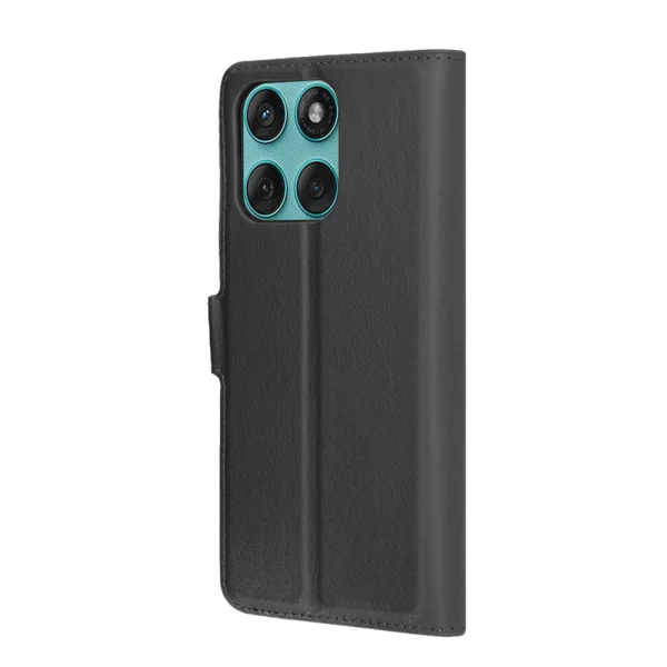 Калъф тефтер Techsuit Leather Folio за Motorola Edge 60 / Edge 60 Fusion, Черен 2