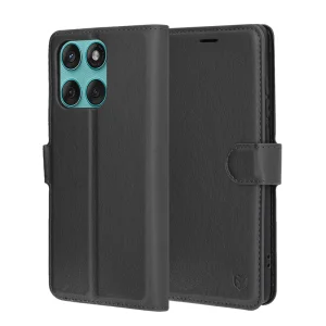 Калъф тефтер Techsuit Leather Folio за Motorola Edge 60 / Edge 60 Fusion, Черен 5