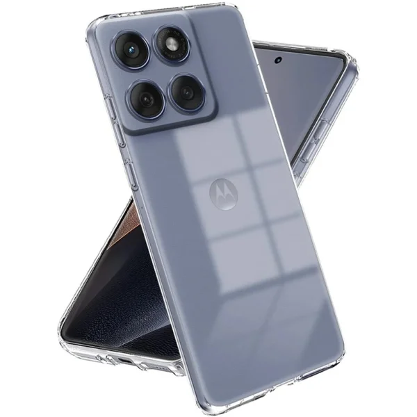 Techsuit Silicone Case for Motorola Edge 60 / Edge 60 Fusion, Transparent 1