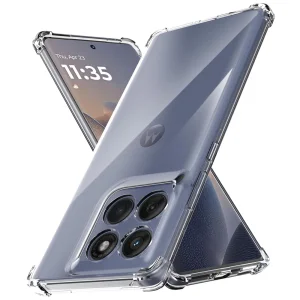 Силиконов калъф Techsuit Shockproof за Motorola Edge 60 / Edge 60 Fusion, Прозрачен