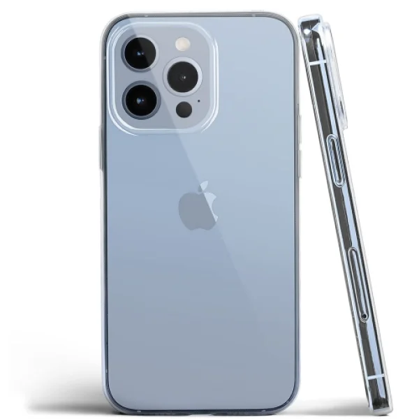 Silicone Case for iPhone 13 Pro, 0.5mm, Transparent 1