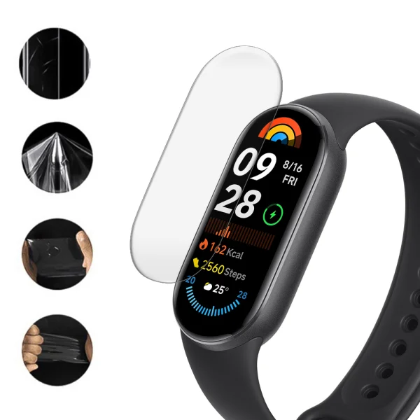 Hydrogel protector for Xiaomi Smart Band 9 1