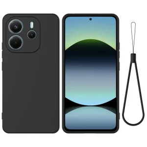 Силиконов калъф Lite Strap за Xiaomi Redmi Note 14 4G, Черен
